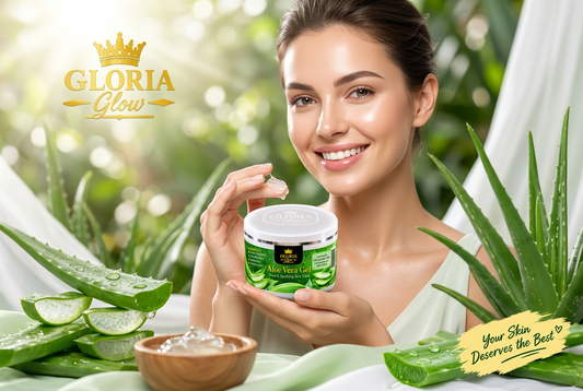 Gloria Glow Aloe Vera Gel 100ml – Hydrating & Soothing Skin Care