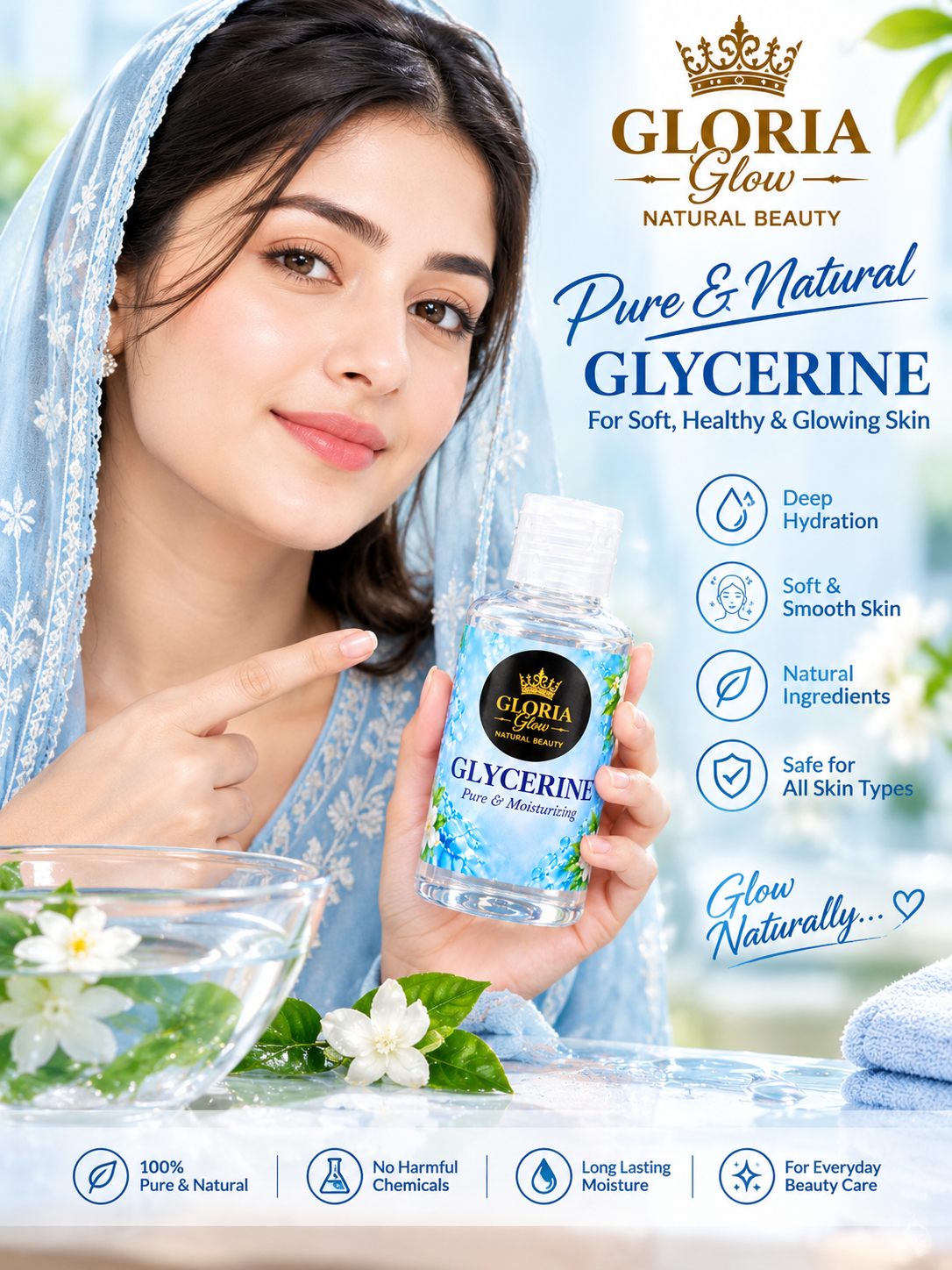 GLORIA Glow Glycerine | Pure & Moisturizing Skincare
